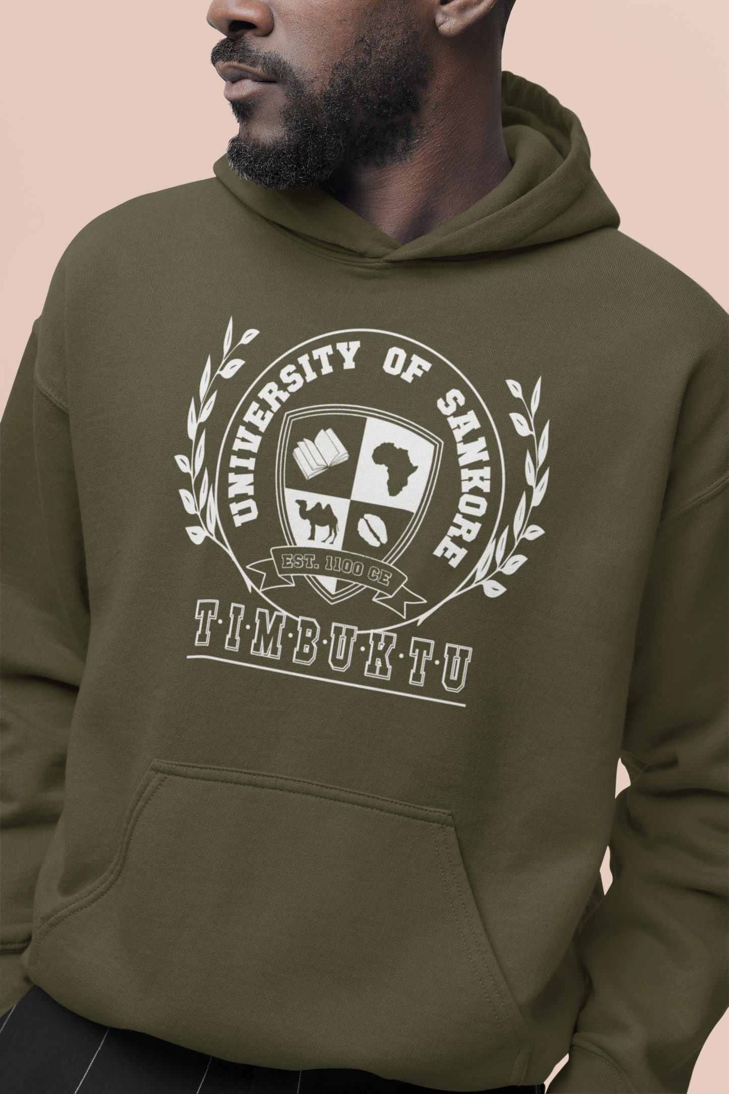 Africa's First University, Timbuktu Pullover Hoodie